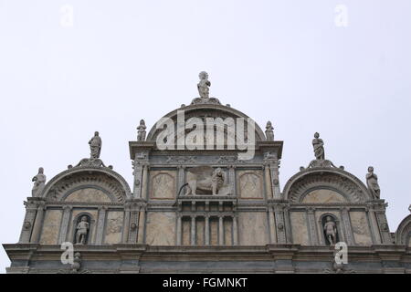 Scuola Grande di San Marco (Ospedale Civile chiesa dei Santi Giovanni e Paolo), Castello, Venezia, Veneto, Italia, Mare Adriatico, Europa Foto Stock