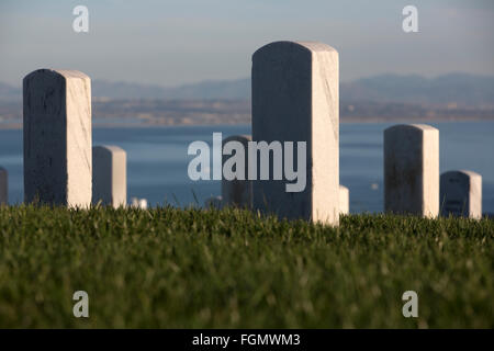 Fort Rosecrans Cimitero Nazionale, Point Loma, California Foto Stock