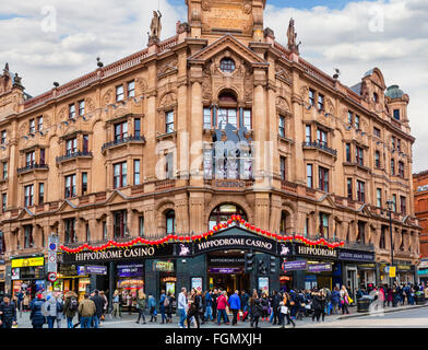 Il Hippodrome Casino, Charing Cross Road, Leicester Square, London, England, Regno Unito Foto Stock