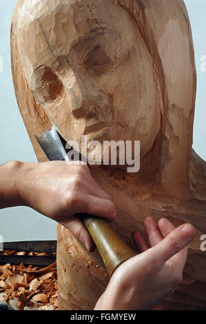 Officina di scultori, Siviglia, regione dell'Andalusia, Spagna, Europa Foto Stock