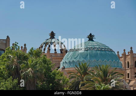 Frammento di Palazzo della Città Perduta hotel a Sun City, in Sudafrica Foto Stock