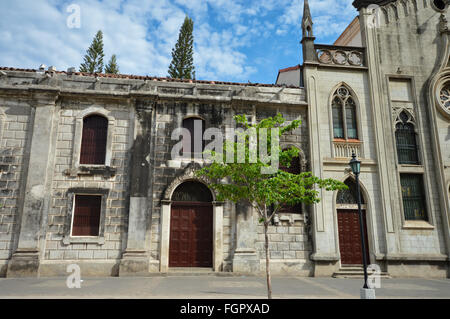 Edificio coloniale sulla piazza principale di Leon, Nicaragua Foto Stock