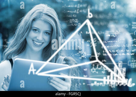 Immagine composita di equazioni matematiche Foto Stock
