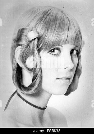 Moda, anni '70, acconciature, capelli donna taglio, 1970, Additional-Rights-Clearences-Not Available Foto Stock