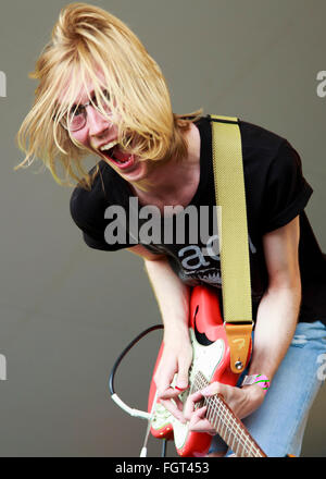 Manicomi, Villaggio Verde Musica e Arts Festival, Southend-on-Sea, Essex © Clarissa Debenham / Alamy Foto Stock