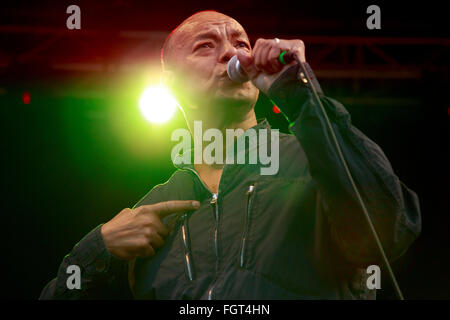 Roland dono, Villaggio Verde Musica e Arts Festival, Southend-on-Sea, Essex © Clarissa Debenham / Alamy Foto Stock