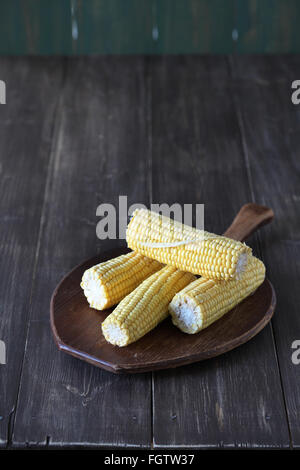 PANNOCCHIA di granoturco Foto Stock