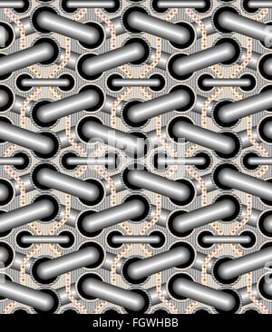 Seamless background industriale Illustrazione Vettoriale