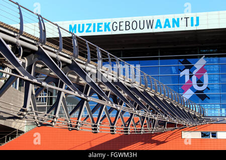 Muziekgebouw non aa IJ musica classica venue, Amsterdam, Paesi Bassi Foto Stock