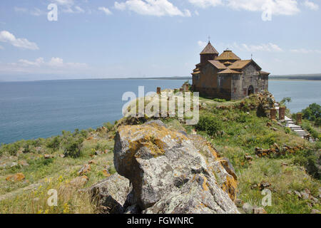 Hayravank monastero sul Lago Sevan, Armenia Foto Stock