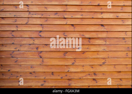 Big Brown asse di legno sulla parete di sfondo texture Foto Stock