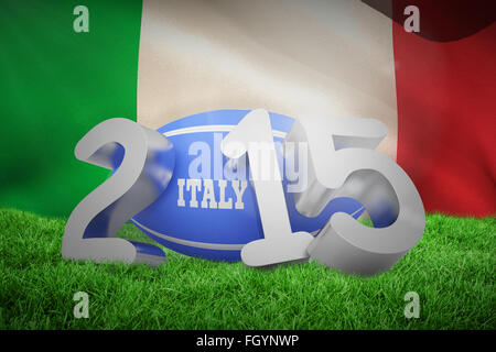 Immagine composita della italia rugby 2015 MESSAGGIO Foto Stock