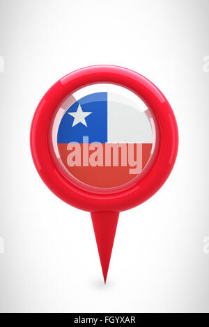 Immagine composita di close-up di marcatore mappa Foto Stock