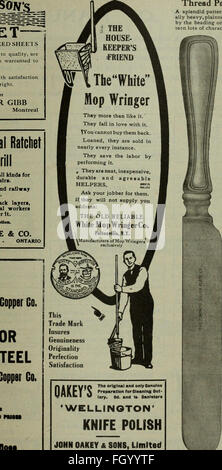 Merchandising Hardware gennaio-marzo 1911 (1911) Foto Stock