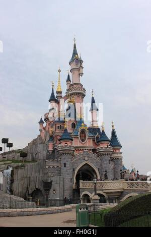 Disneyland Paris Sleeping Beauty castle Foto Stock