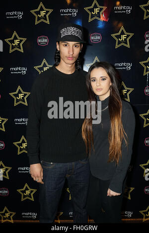 Londra, Regno Unito. Il 22 febbraio, 2016. Gli ospiti frequentano la JF London scarpa - launch party al W Hotel di Londra, Regno Unito. Credito: Vedere Li/Alamy Live News Foto Stock