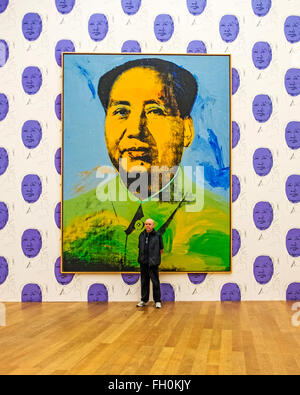 Andy Warhol, Mao Tse Tung in Hamburger Bahnhof contemporary art Gallery di Berlino Foto Stock