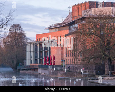 Royal Shakespeare Company (RSC) teatro, Stratford upon Avon, Inghilterra. Foto Stock