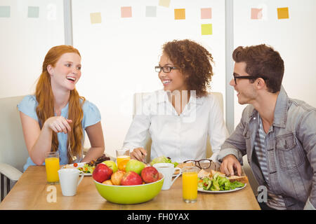 La gente di affari a pranzo Foto Stock