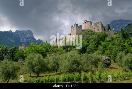 Avio Castello di Sabbionara in Trentino Foto Stock