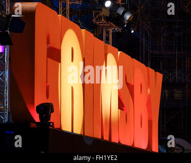 La prima mondiale di "Grimsby' su 22/02/2016 di Odeon Leicester Square, Londra. Foto di Julie Edwards/Alamy Live News Foto Stock