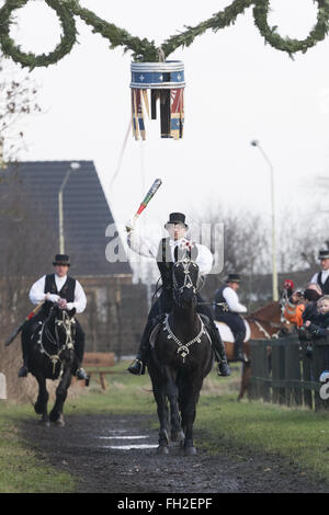 Martedì grasso cavallo festival tradizione Danimarca giornata danese Foto Stock