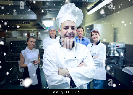 Immagine composita di neve Foto Stock