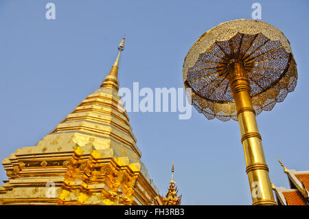 Wat Phrathat Doi Suthep Chiang Mai Thailandia Foto Stock