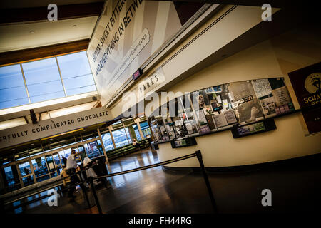 Seattle biglietto del traghetto office, nello stato di Washington Foto Stock