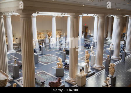 Leon Levy e Shelby Corte Bianca, il pezzo centrale del romano e gallerie greche al Metropolitan Museum of Art di New York. Il MET è il museo più grande negli Stati Uniti Foto Stock