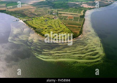 Vista aerea, isola di Poel, villaggio vacanze Papillon Betriebs GmbH & Co. KG, Hohenkirchen, Mar Baltico, Mar Baltico, Mecklenburg Foto Stock