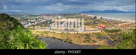 Vista dalle montagne di marmo, Da Nang, Vietnam Foto Stock