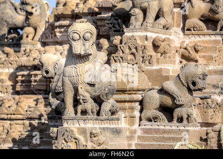 Jaigarh Fort, tempio Jain, Jaipur, Rajasthan, India Foto Stock