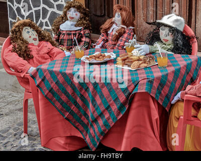 Fiesta de la Cruz Santa Cruz isola di La Palma Spagna Foto Stock