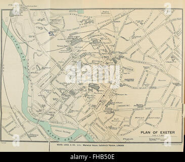 Una descrizione geografica e culturale completa del Devon meridionale, della Cornovaglia meridionale, di Dartmoor e delle isole Scilly, pubblicata nel 1900. Foto Stock