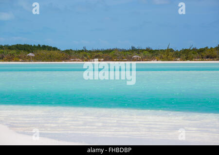 Spiaggia tropicale in Cayo Largo isola Foto Stock