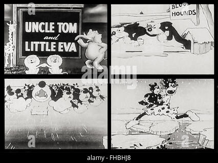 Zio Tom & Little Eva , Cartoon (1932) Foto Stock