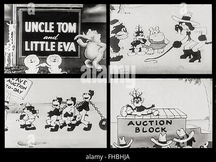 Zio Tom & Little Eva , Cartoon (1932) Foto Stock