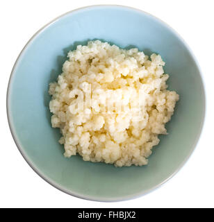 Organici latte probiotici kefir grani all'interno del vaso Foto Stock