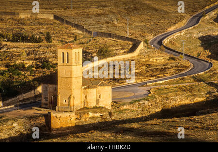 La chiesa di Vera Cruz, Segovia, Castiglia-Leon, Spagna Foto Stock
