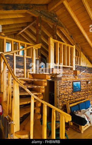 I vacanzieri godranno di un rustico ma confortevole cabina a OLEO RANCH a 10500 piedi - SOUTHERN COLORADO MR Foto Stock