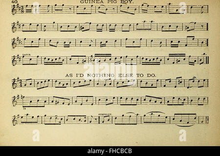 Winner's New School for the Clarionet, una guida didattica del 1870 per l'apprendimento del clarionet, progettata per consentire l'autoapprendimento con istruzioni chiare e semplici. Foto Stock