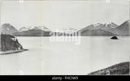 Alaska, Atlin e Yukon - Bianco Pass e Yukon Route (1910) Foto Stock