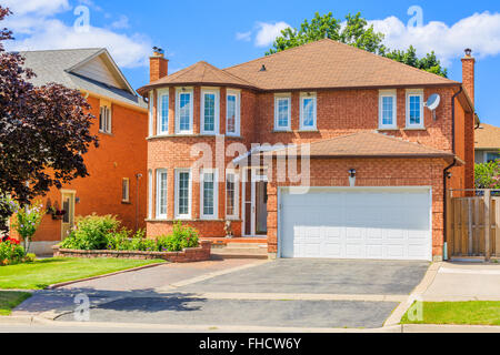 Casa di lusso nei sobborghi di Toronto Foto Stock