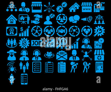 Attività icona impostare Foto Stock