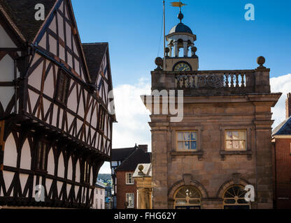 La Buttercross, Ludlow, Shropshire, Inghilterra, Regno Unito Foto Stock