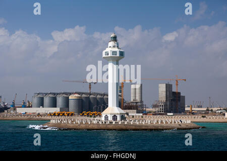 Faro di Port Sudan, Mar Rosso, Sudan Foto Stock