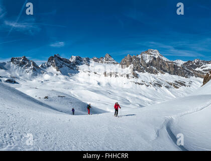 L'Italia, Rhemes-Notre-Dame, Benevolo, sci alpinismo Foto Stock