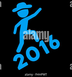 Arrampicata agente icona 2016 Foto Stock