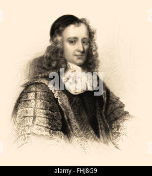 Francesco a nord, primo Baron Guilford, 1637-1685, Signore detentore del Grande Sigillo, Signore Nottingham Foto Stock